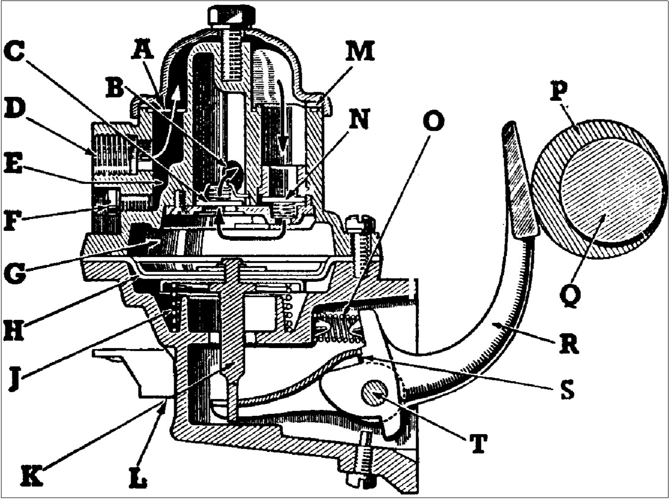 Diaphragm Fuel Pump Diagram